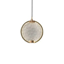 DecorBites™ Clear Pink Glass Horo Pendant Light LED for Loft Bar Art Deco Kitchen
