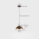 DecorBites™ Japanese LED Hanging Lamp Yellow Travertine Pendant Lighting for Bedroom and Dining Room