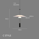 DecorBites™ Circular Pendant Light: Modern Minimalist Hanging Lamp for Living Room, Dining, Bar