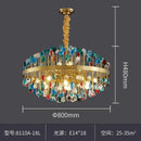 DecorBites™ Colorful Crystal Chandelier LED Dining Room Lighting