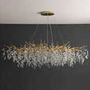 DecorBites™ Crystal Pendant Chandelier for Luxury Dining Living Room LED Lighting