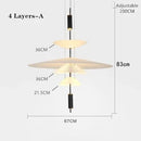 DecorBites™ LED Acrylic Ceiling Pendant Lamp for Modern Home Decor Lighting
