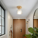 DecorBites™ LED Ceiling Lamp Modern Style Wood Glass Luminaria