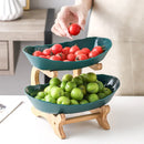 DecorBites™ 3-Layer Table Plates Set: Dinnerware, Fruit Bowl, Snack Stand, Cake Plate, Salad Bowl