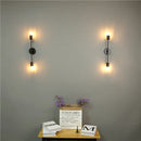 DecorBites™ LED Wall Lamp: Modern Two Arm E27 Bedroom Lighting for Bedside, Bathroom Mirror, Vanity.