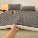 DecorBites™ Antibacterial Milk Velvet Mattress, Thick & Warm with Anti-Slip Straps