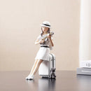 DecorBites™ Kawaii Girl Figurine Sculpture for Room Decor and Desk Accessories