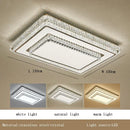 DecorBites™ Crystal LED Ceiling Lamp 2024: Luxury Minimalist Bedroom Lights