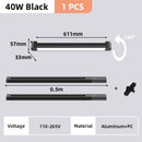 Modern black led track light set living room ceiling fixture