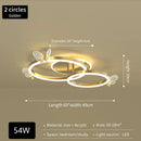 DecorBites™ Gold Butterfly Crystal Chandelier Pendant Light for Elegant Living Room & Restaurant Decoration