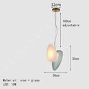 DecorBites™ Glass Indoor Pendant Lights for Dining Room Kitchen Bar Shop