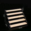 DecorBites™ Acrylic Makeup Organizer Display Stand - 5 Layer Clear Cosmetic Holder