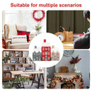 Christmas House Incense Burner - Resin Village Log Cabin Chimney Holder for Festive Home Decoration