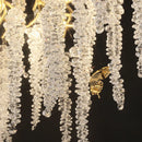 DecorBites™ Crystal Chandelier: Postmodern Luxury Pendant Light for Living Room, Bedroom, and Dining Room