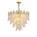 DecorBites™ Leaf Glass Chandelier - Nordic Style Light Luxury Pendant Lamp