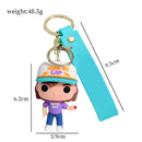 Creative, trendy, quirky and quirky stories, keychains, trendy flower monsters, cannibalistic flower keychains, men's and women'