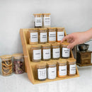DecorBites™ Glass Food Storage Jar with Lid for Kitchen Organization