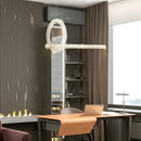 Modern crystal flower led chandelier living room pendant light