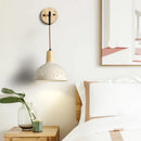 DecorBites™ Cement Wood Wall Light Pull Chain Switch Adjustable Socket Nordic Modern Provencal