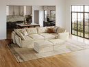 RUBIK X 5 Seats With Corner & 4 Ottomans