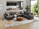 RUBIK X 5 Seats With Corner & Ottoman