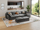 RUBIK X 5 Seats With Corner & 4 Ottomans