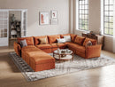 RUBIK X 5 Seats With Corner & 3 Ottomans