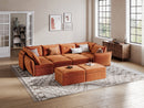 RUBIK X 5 Seats With Corner & 4 Ottomans
