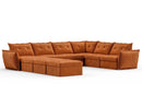 RUBIK X 5 Seats With Corner & 3 Ottomans
