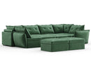 RUBIK X 5 Seats With Corner & 4 Ottomans