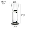 DecorBites™ Heavy Glass LED Floor Lamp: Modern Nordic Light for Living Room and Bedroom