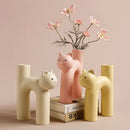 DecorBites™ Cathead H-Shaped Tube Vase for Flower Hydroponics Arrangement