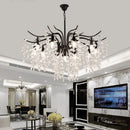 DecorBites™ Crystal Branch Chandelier: Modern Minimalist Luxury Lighting for Living Room and Bedroom