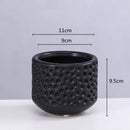 DecorBites™ Gold Ceramic Flower Pot Succulent Vase Terrarium Plant Pots for Home Balcony Decor