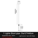 DecorBites™ Elegant LED Chandelier for Staircase & Living Room Décor