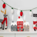 Christmas House Incense Burner - Resin Village Log Cabin Chimney Holder for Festive Home Decoration
