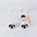 DecorBites™ Double Head Square LED Downlight Mounting Frame for GU10/MR16 Spotlights