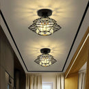 DecorBites™ Crystal Ceiling Chandelier: Modern Industrial LED Indoor Lighting Fixture