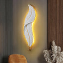 DecorBites™ LED Feather Wall Sconces for Living Room Bedroom Hotel Hall Decor