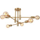 DecorBites™ Gold Iron Cage Ceiling Light Modern Nordic Decor Retro Loft Fixture E27