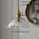 DecorBites™ Clear Glass LED Pendant Lights for Home Decor and Lighting