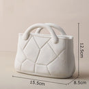 DecorBites™ Handwoven Ceramic Vase: Decorative Flower Pot for Home Décor and Floral Arrangement