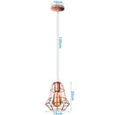 DecorBites™ Industrial Retro Loft LED Pendant Light for Home Living Room Kitchen