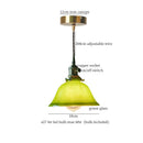 DecorBites™ Glass LED Pendant Flower Lampshade for Bedroom & Living Room Decor