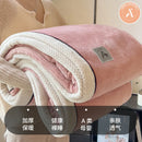 DecorBites™ Cozy Cotton Velvet Plush Blanket: Luxuriously Soft and Warm Light Blanket