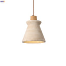 DecorBites™ LED Wood Yellow Travertine Pendant Light for Living Room Bedside - Nordic Interior Lighting