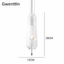 DecorBites™ Glass Pendant Lights for Dining Room Bedroom, LED Industrial Hanging Lamp, Modern Home Decor