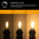 DecorBites™ LED Filament Globe Bulbs G45 E27 6.5W High Lumens Ultra Bright Glass Bulbs