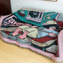 DecorBites™ Guitar Boy Throw Blanket - Boho Leisure Decor for Living Room or Camping