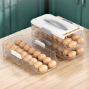 DecorBites™ Egg Storage Box: Durable, Portable, Stackable, Space-Saving Refrigerator Organizer